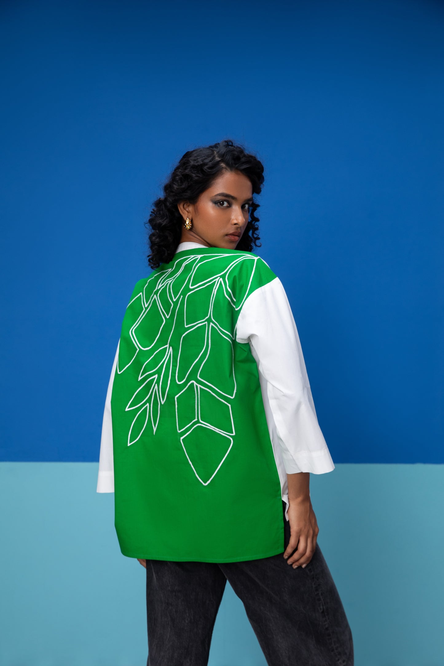 Frolic- Back Green Shirt