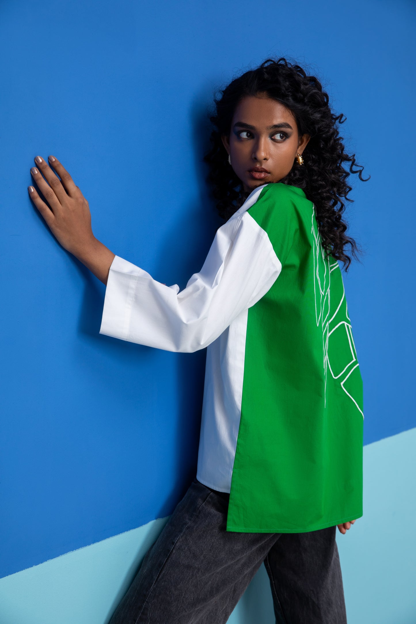 Frolic- Back Green Shirt