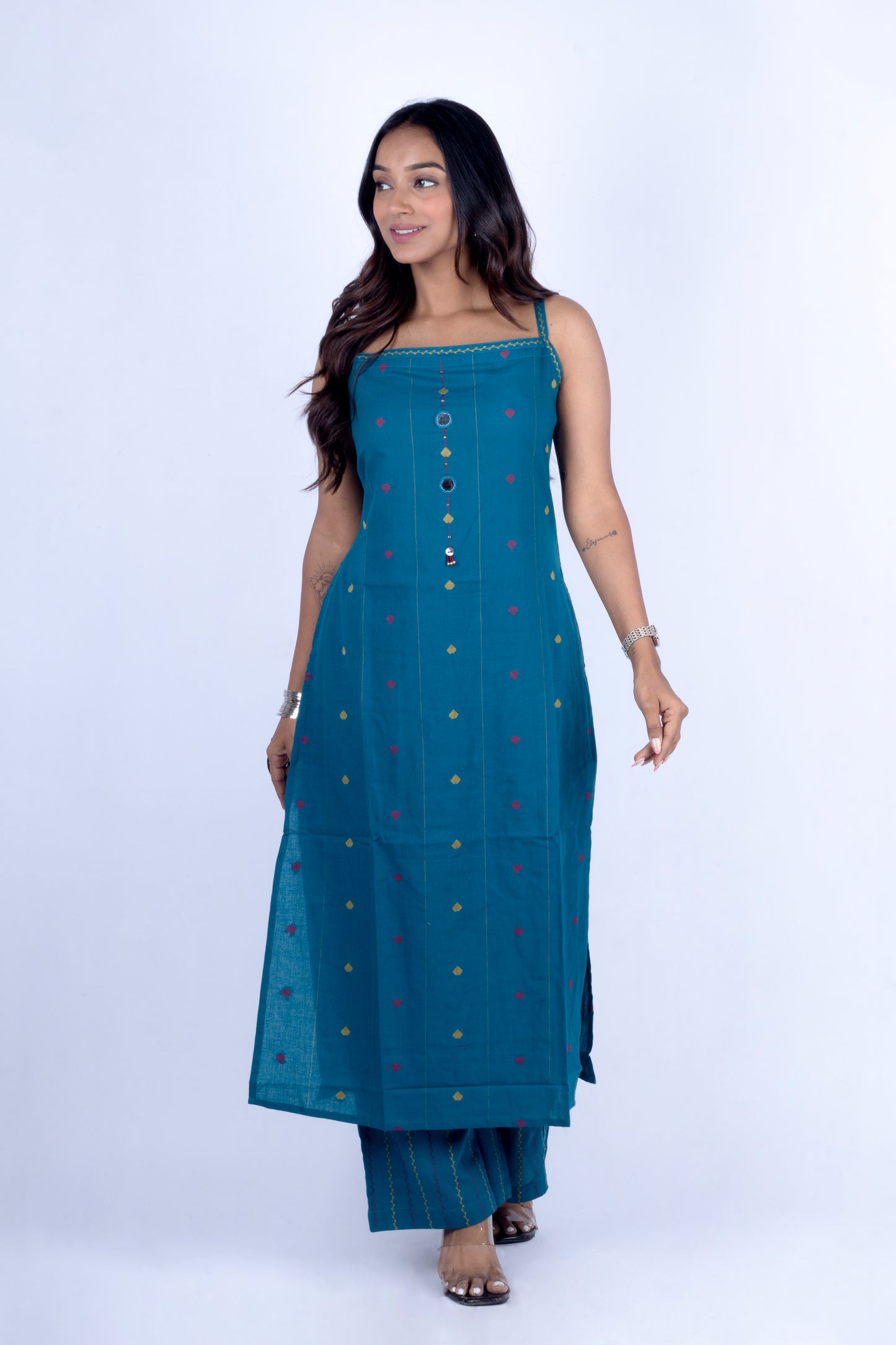 Blue Kurti Set
