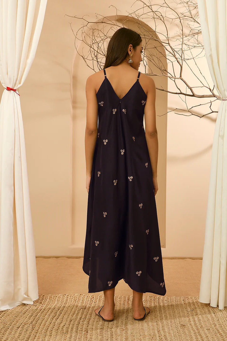 AAHANA- FUSION JUMPSUIT- BLACK