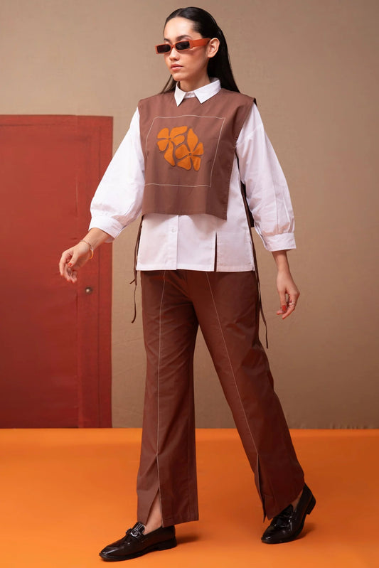 Earthy Luxe Applique Co-ord set