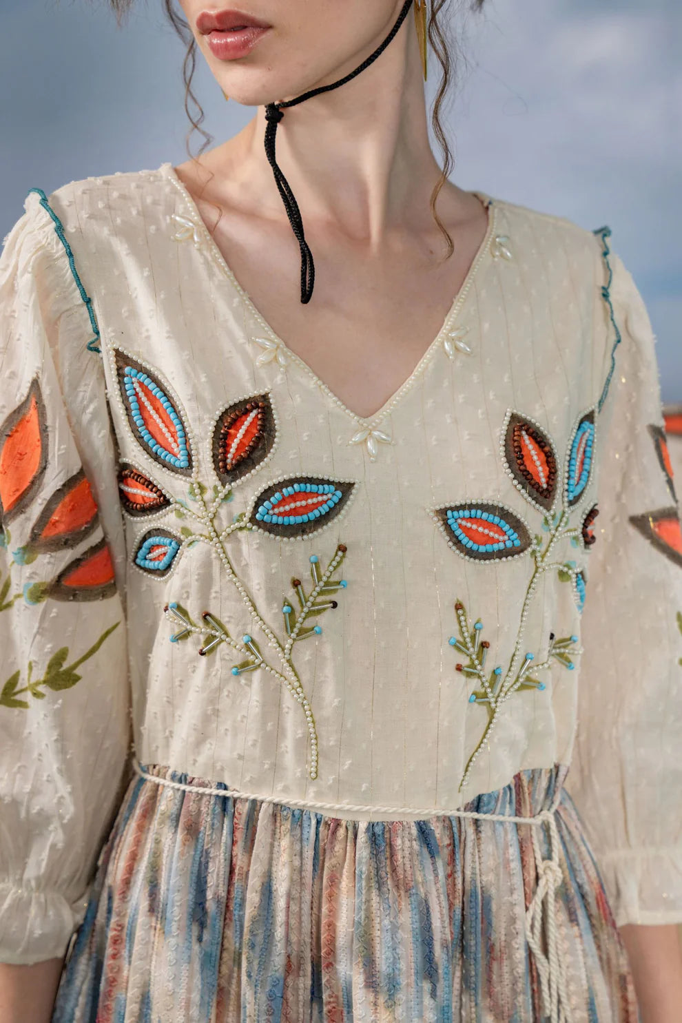 Boho Flared Dress