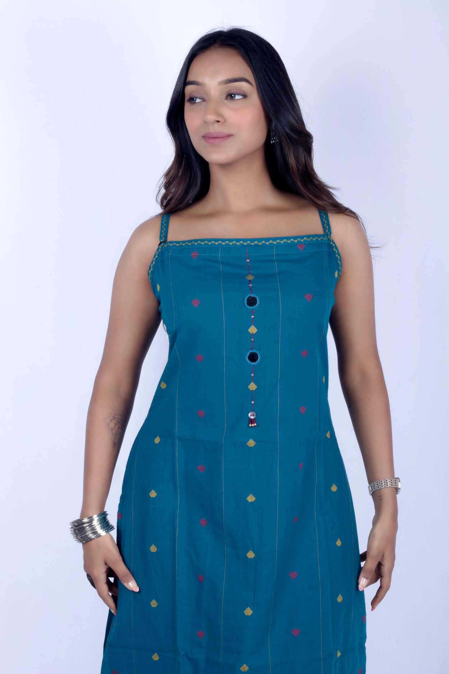 Blue Kurti Set