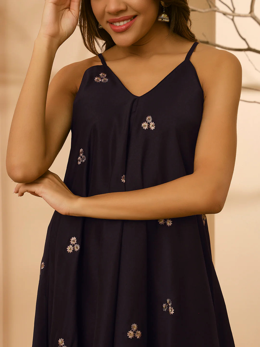 AAHANA- FUSION JUMPSUIT- BLACK
