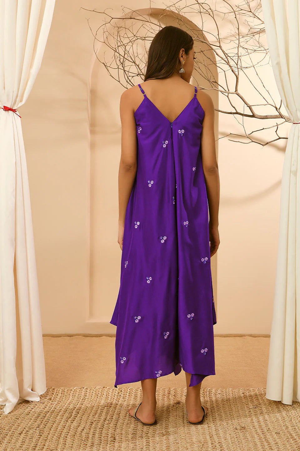 AAHANA- FUSION JUMPSUIT- PURPLE
