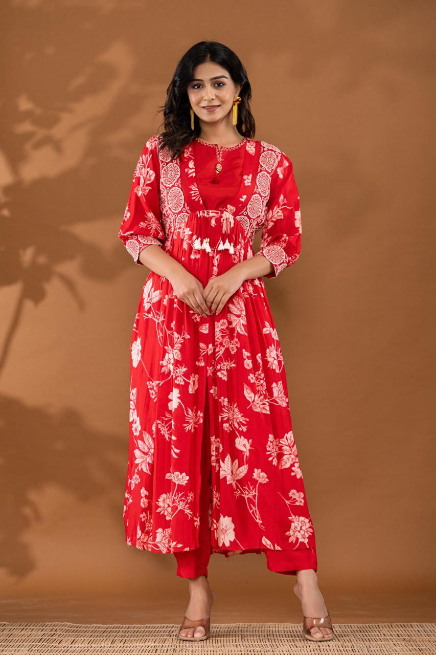 Gulaabi Noor Coord Set