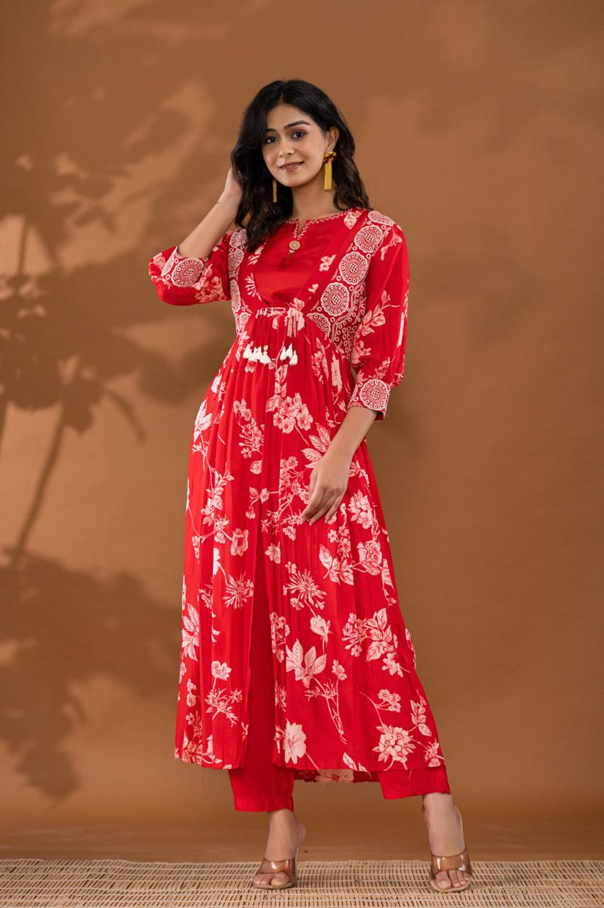 Gulaabi Noor Coord Set