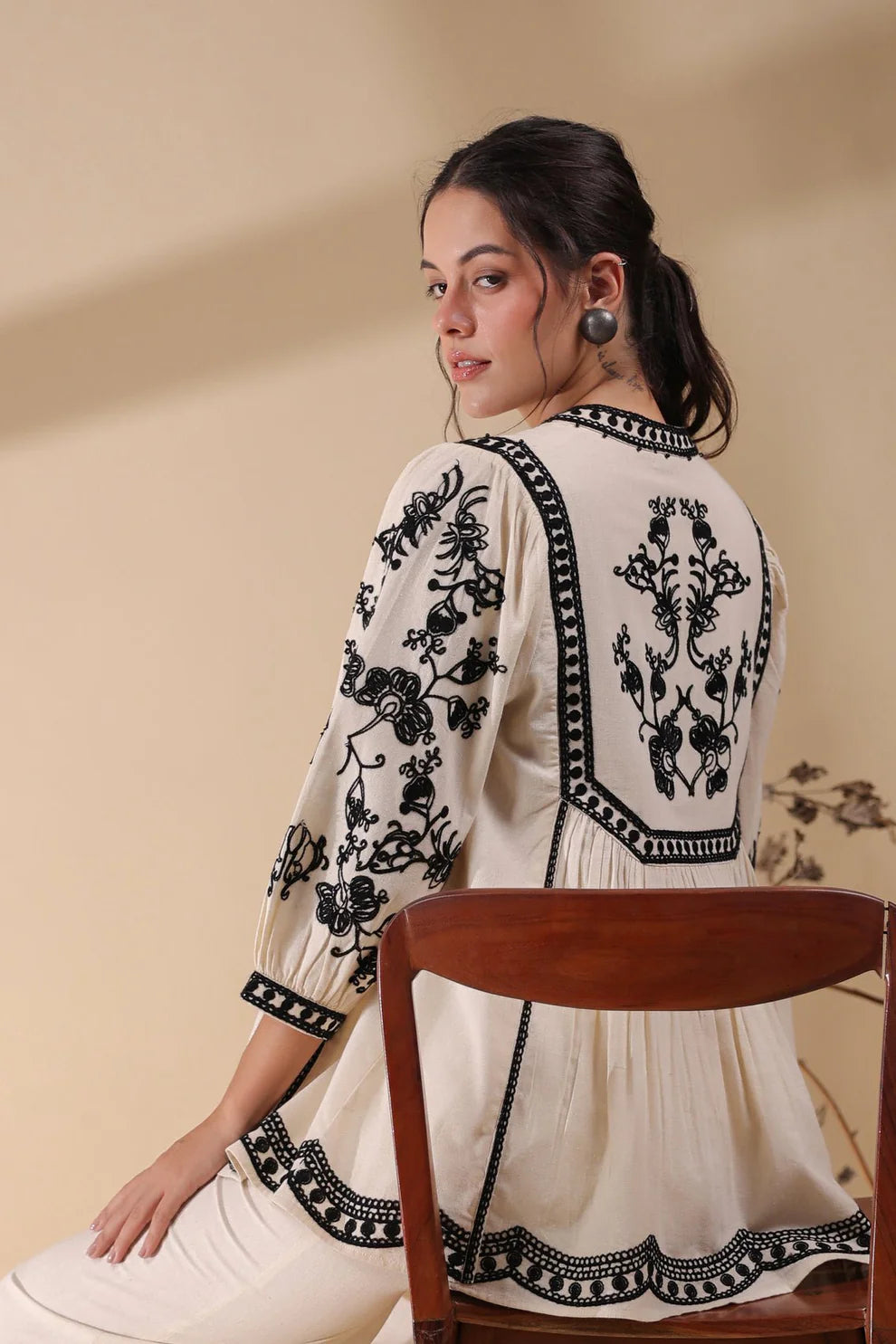 B&W Coord Set